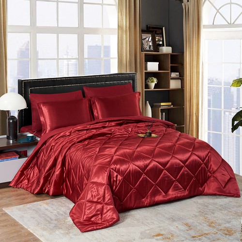 Piece satin comforter set - satin,